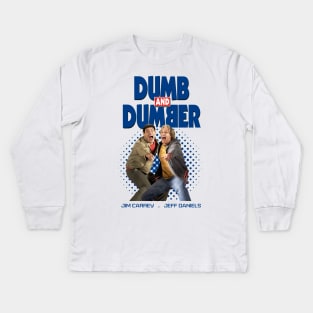 dumb dumber comedy Kids Long Sleeve T-Shirt